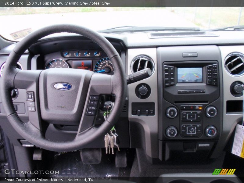 Sterling Grey / Steel Grey 2014 Ford F150 XLT SuperCrew