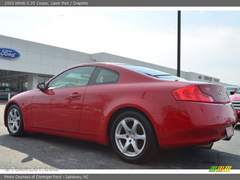 Laser Red / Graphite 2003 Infiniti G 35 Coupe
