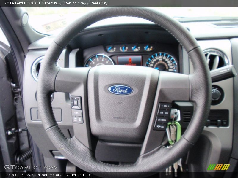 Sterling Grey / Steel Grey 2014 Ford F150 XLT SuperCrew