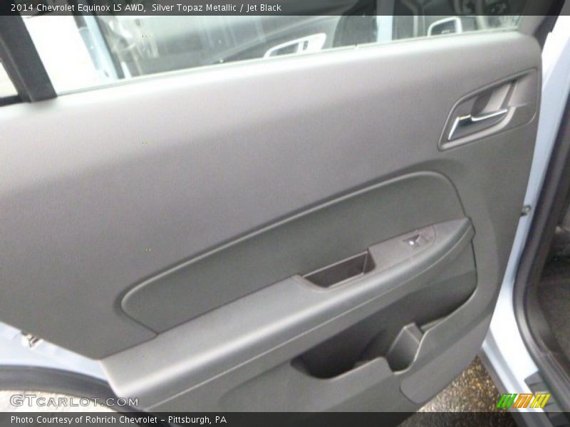 Silver Topaz Metallic / Jet Black 2014 Chevrolet Equinox LS AWD