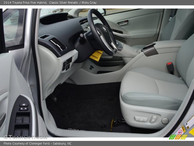Classic Silver Metallic / Misty Gray 2014 Toyota Prius Five Hybrid