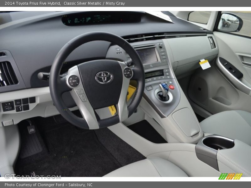 Classic Silver Metallic / Misty Gray 2014 Toyota Prius Five Hybrid