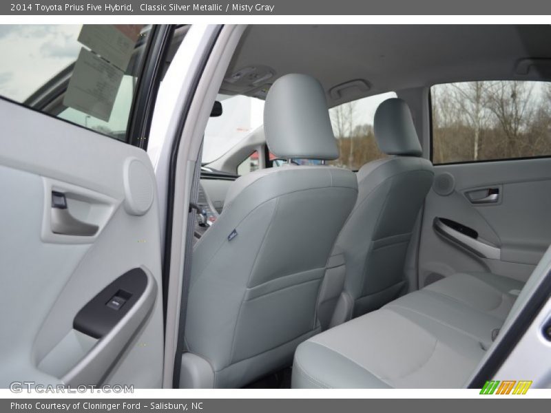 Classic Silver Metallic / Misty Gray 2014 Toyota Prius Five Hybrid