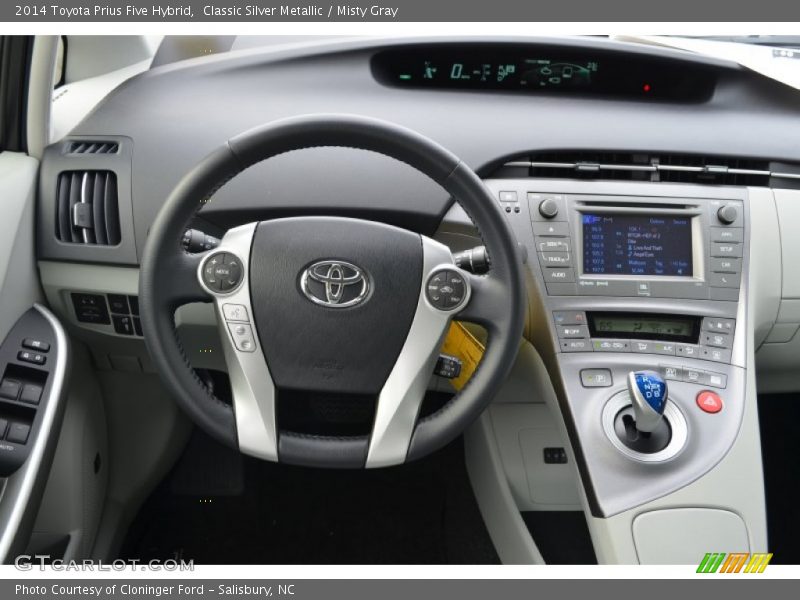 Classic Silver Metallic / Misty Gray 2014 Toyota Prius Five Hybrid
