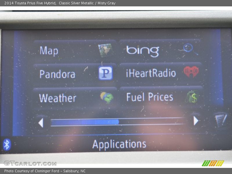 Classic Silver Metallic / Misty Gray 2014 Toyota Prius Five Hybrid