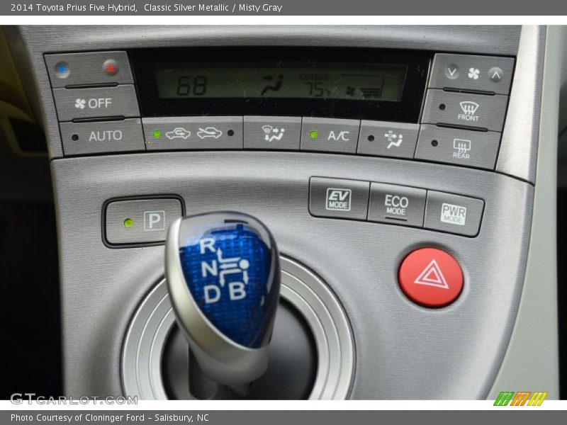 Classic Silver Metallic / Misty Gray 2014 Toyota Prius Five Hybrid