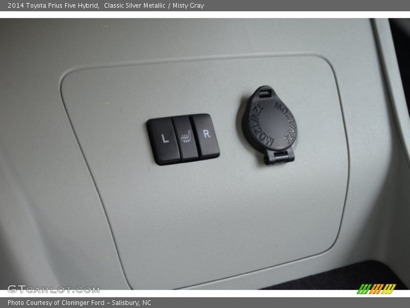 Classic Silver Metallic / Misty Gray 2014 Toyota Prius Five Hybrid