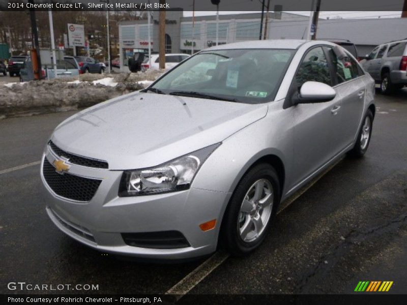 Silver Ice Metallic / Jet Black 2014 Chevrolet Cruze LT