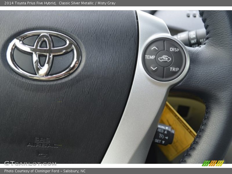 Classic Silver Metallic / Misty Gray 2014 Toyota Prius Five Hybrid