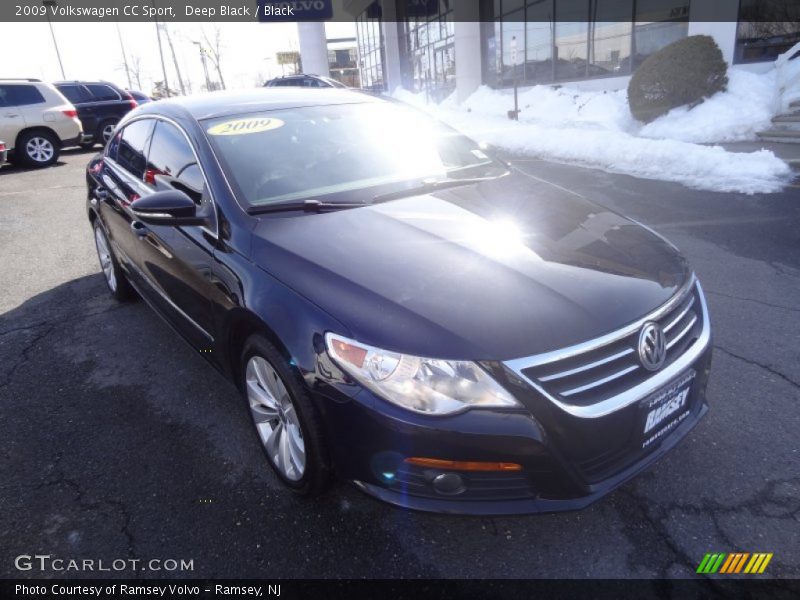 Deep Black / Black 2009 Volkswagen CC Sport