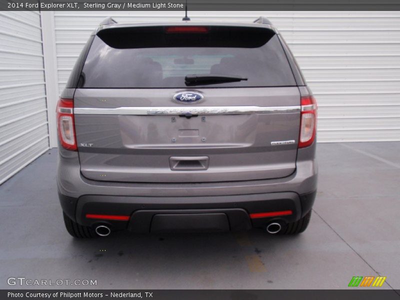 Sterling Gray / Medium Light Stone 2014 Ford Explorer XLT