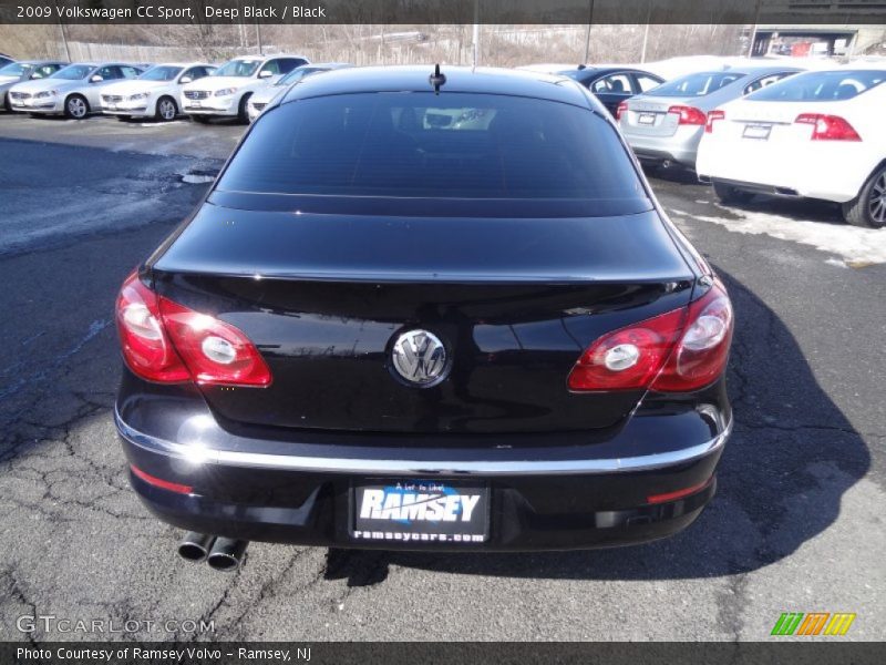 Deep Black / Black 2009 Volkswagen CC Sport