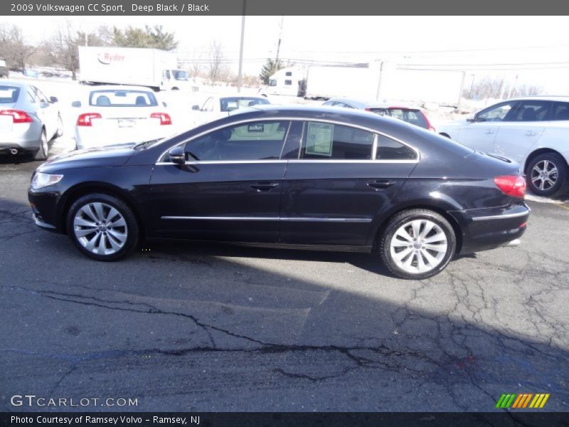 Deep Black / Black 2009 Volkswagen CC Sport