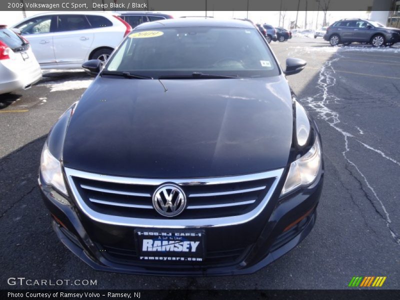 Deep Black / Black 2009 Volkswagen CC Sport