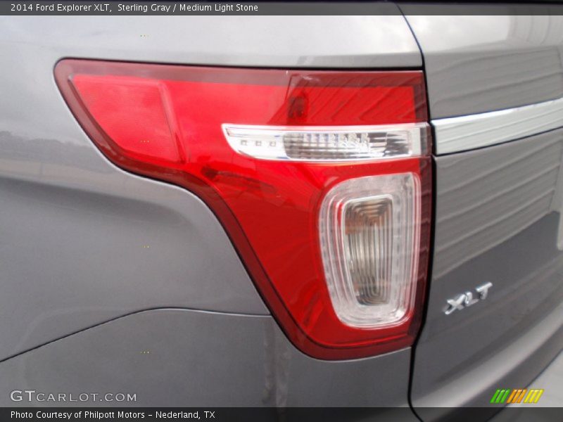 Sterling Gray / Medium Light Stone 2014 Ford Explorer XLT