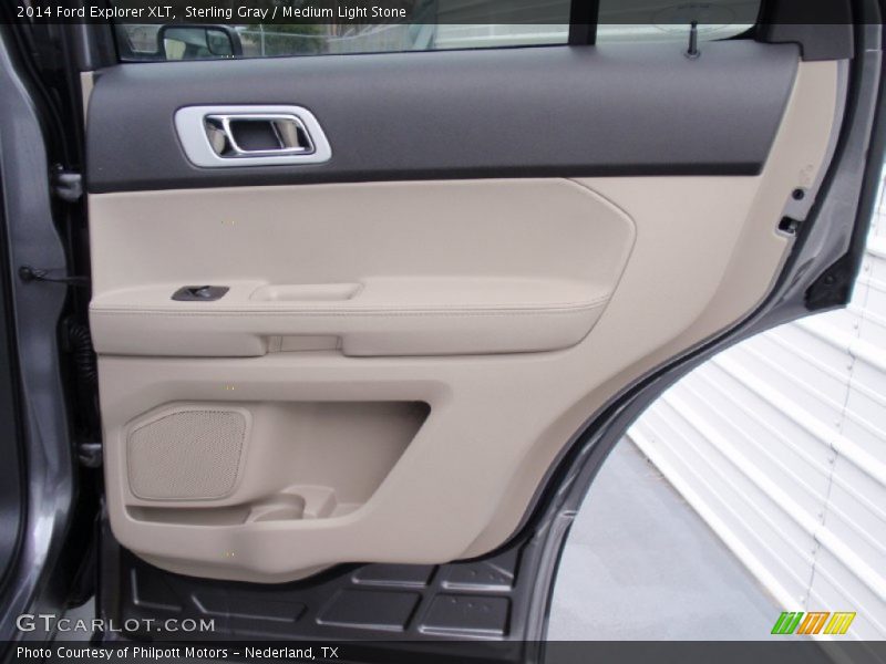 Sterling Gray / Medium Light Stone 2014 Ford Explorer XLT
