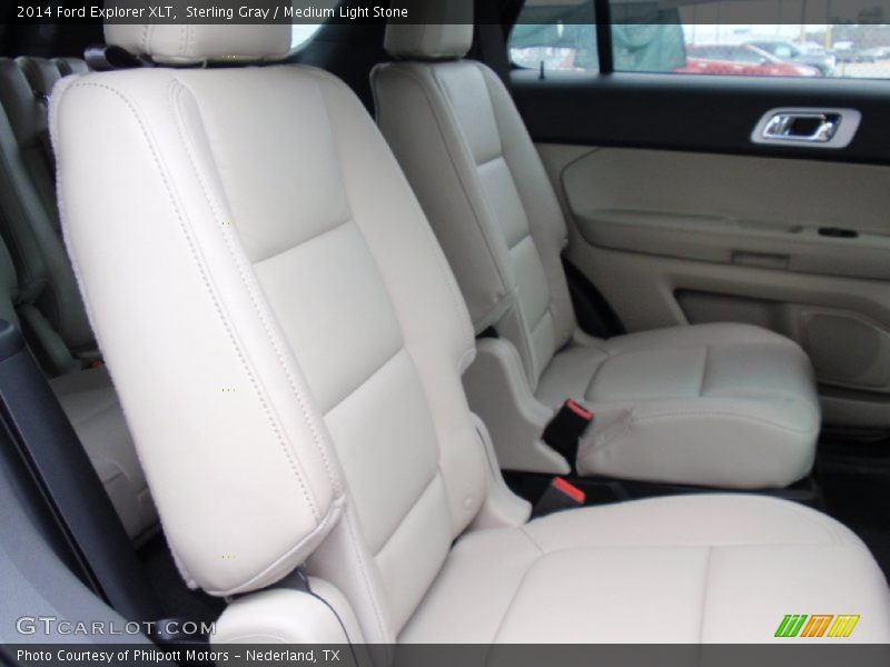 Sterling Gray / Medium Light Stone 2014 Ford Explorer XLT