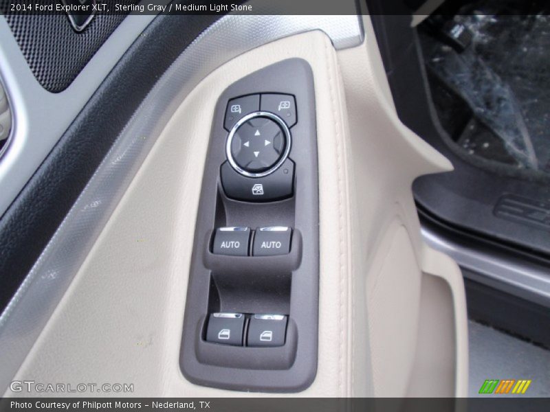 Sterling Gray / Medium Light Stone 2014 Ford Explorer XLT