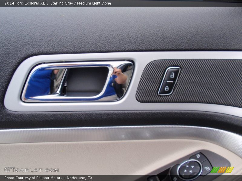 Sterling Gray / Medium Light Stone 2014 Ford Explorer XLT