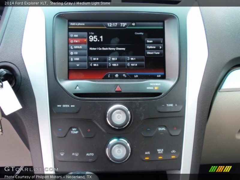 Sterling Gray / Medium Light Stone 2014 Ford Explorer XLT