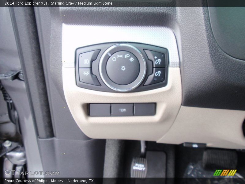 Sterling Gray / Medium Light Stone 2014 Ford Explorer XLT