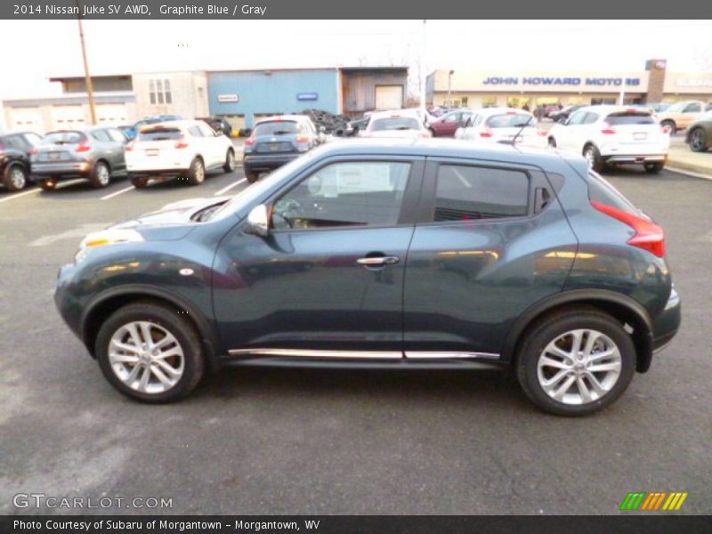 Graphite Blue / Gray 2014 Nissan Juke SV AWD