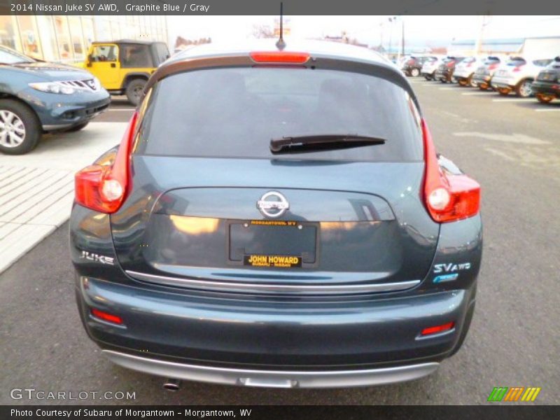 Graphite Blue / Gray 2014 Nissan Juke SV AWD