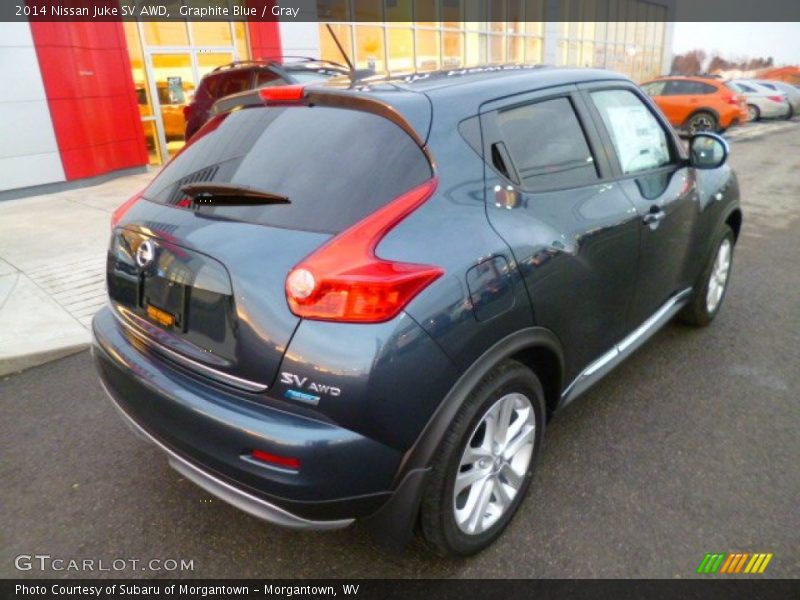 Graphite Blue / Gray 2014 Nissan Juke SV AWD