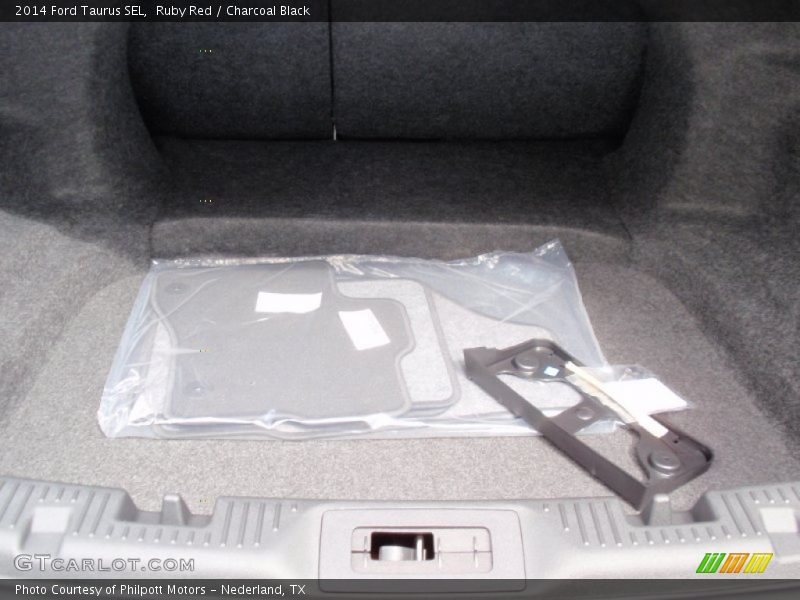 Ruby Red / Charcoal Black 2014 Ford Taurus SEL
