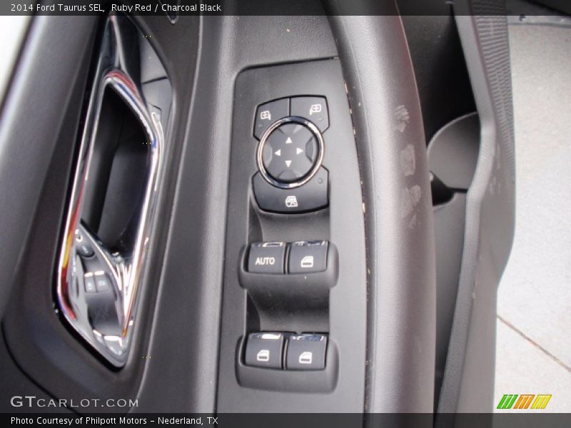 Ruby Red / Charcoal Black 2014 Ford Taurus SEL