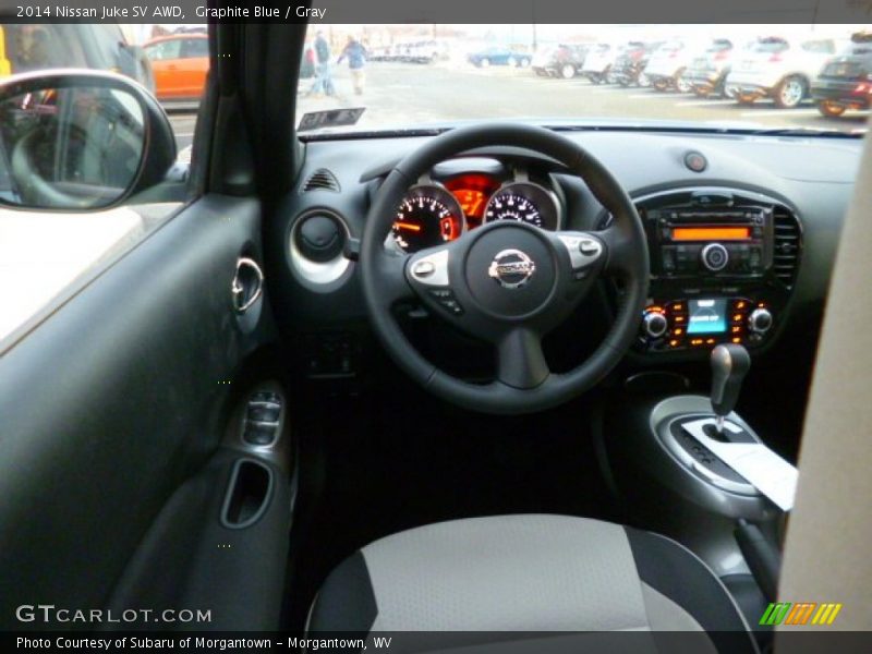 Graphite Blue / Gray 2014 Nissan Juke SV AWD