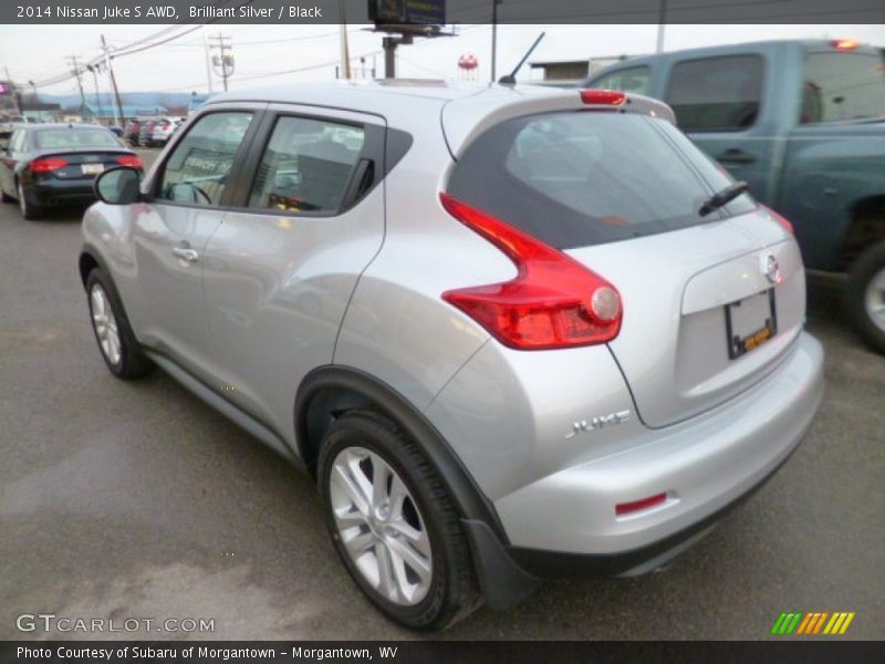 Brilliant Silver / Black 2014 Nissan Juke S AWD