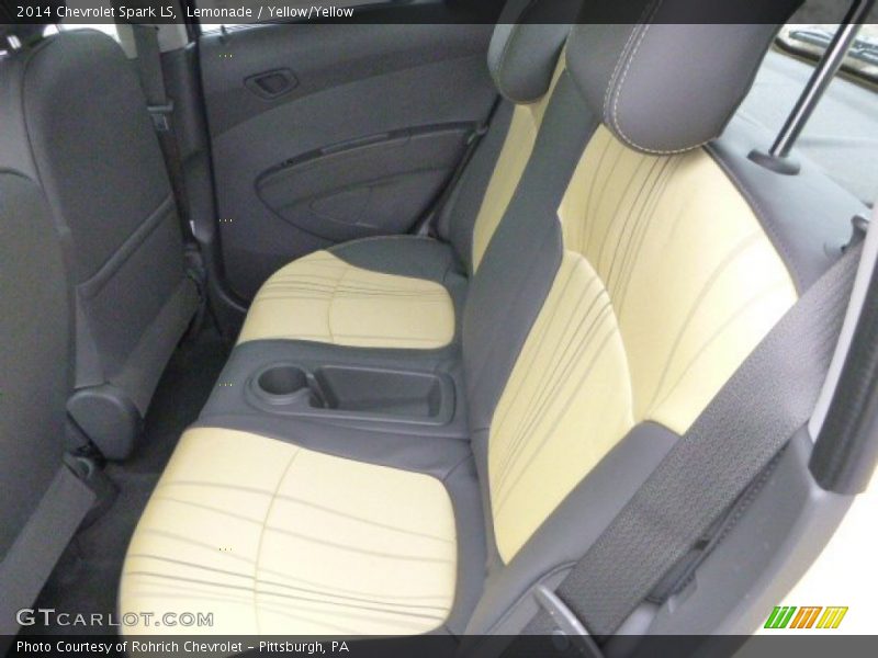 Lemonade / Yellow/Yellow 2014 Chevrolet Spark LS