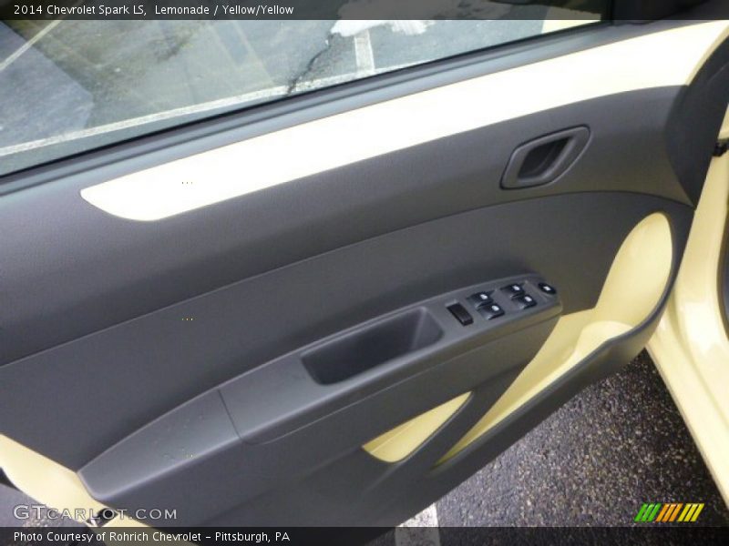 Lemonade / Yellow/Yellow 2014 Chevrolet Spark LS