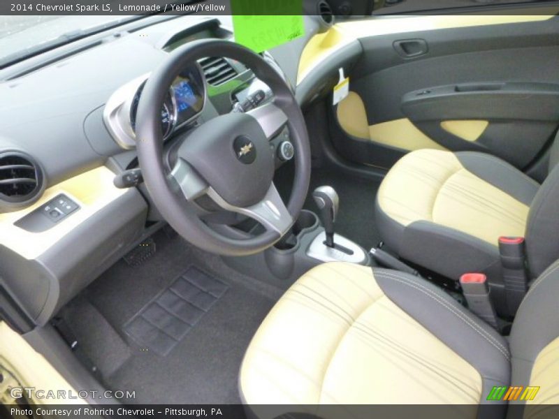 Lemonade / Yellow/Yellow 2014 Chevrolet Spark LS