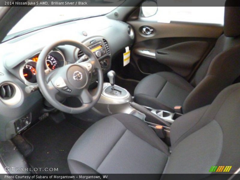 Brilliant Silver / Black 2014 Nissan Juke S AWD