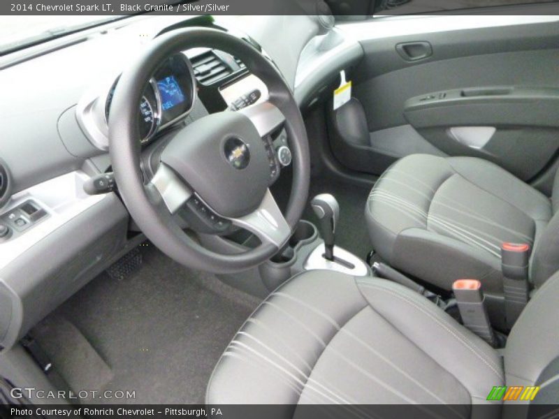 Black Granite / Silver/Silver 2014 Chevrolet Spark LT