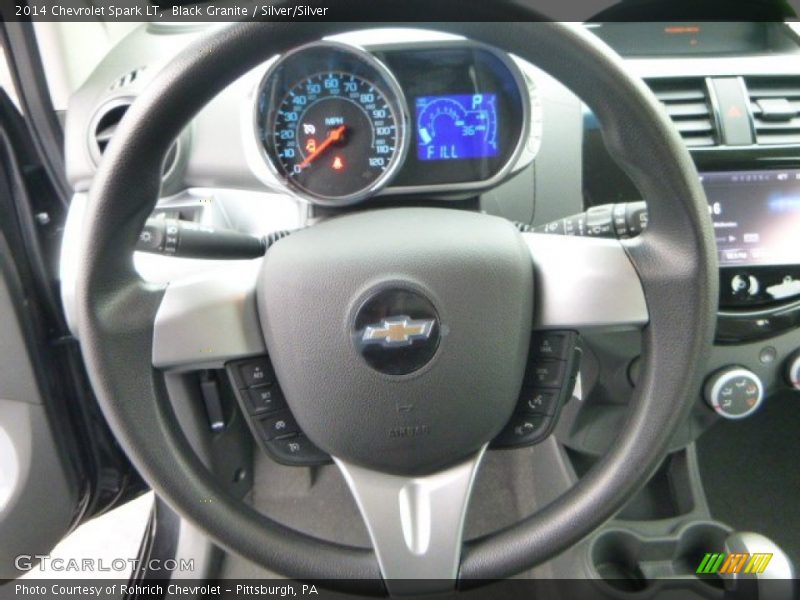 Black Granite / Silver/Silver 2014 Chevrolet Spark LT