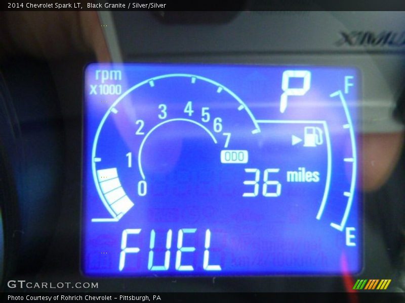 Black Granite / Silver/Silver 2014 Chevrolet Spark LT