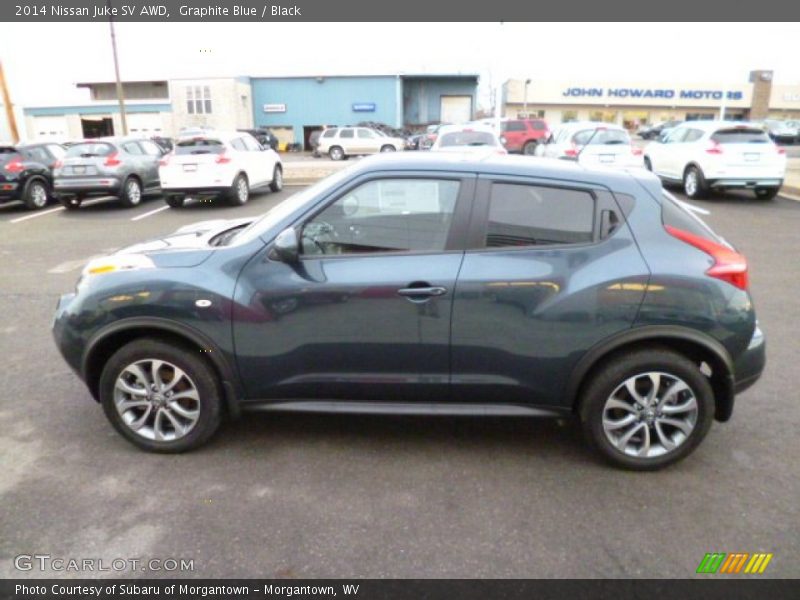 Graphite Blue / Black 2014 Nissan Juke SV AWD