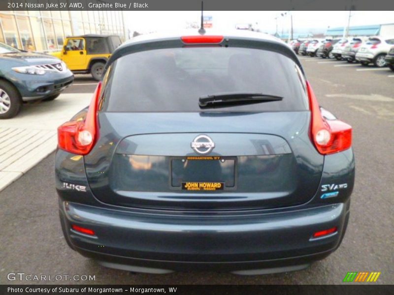 Graphite Blue / Black 2014 Nissan Juke SV AWD