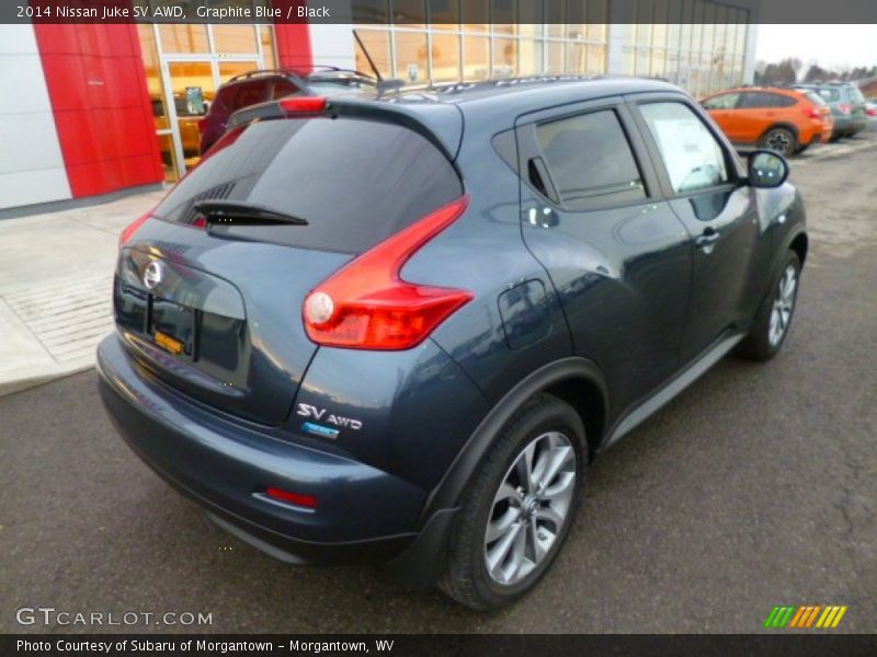 Graphite Blue / Black 2014 Nissan Juke SV AWD