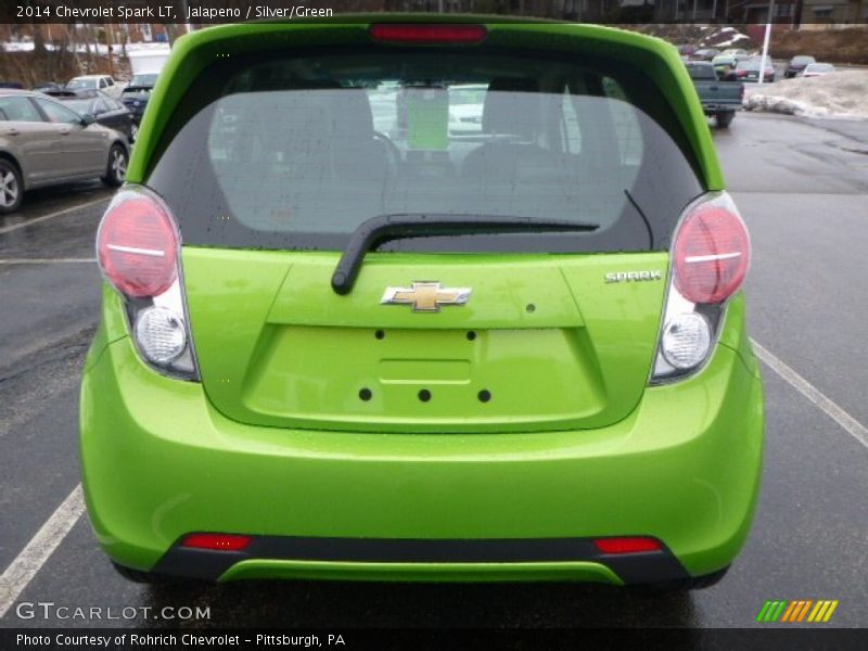 Jalapeno / Silver/Green 2014 Chevrolet Spark LT