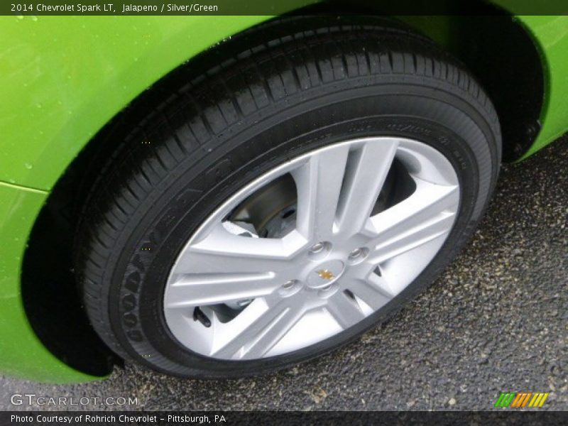 Jalapeno / Silver/Green 2014 Chevrolet Spark LT