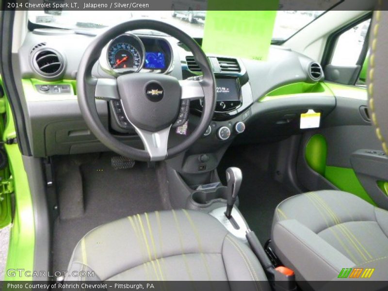 Jalapeno / Silver/Green 2014 Chevrolet Spark LT