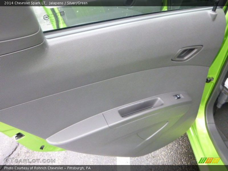 Jalapeno / Silver/Green 2014 Chevrolet Spark LT