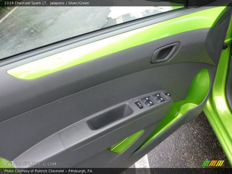 Jalapeno / Silver/Green 2014 Chevrolet Spark LT