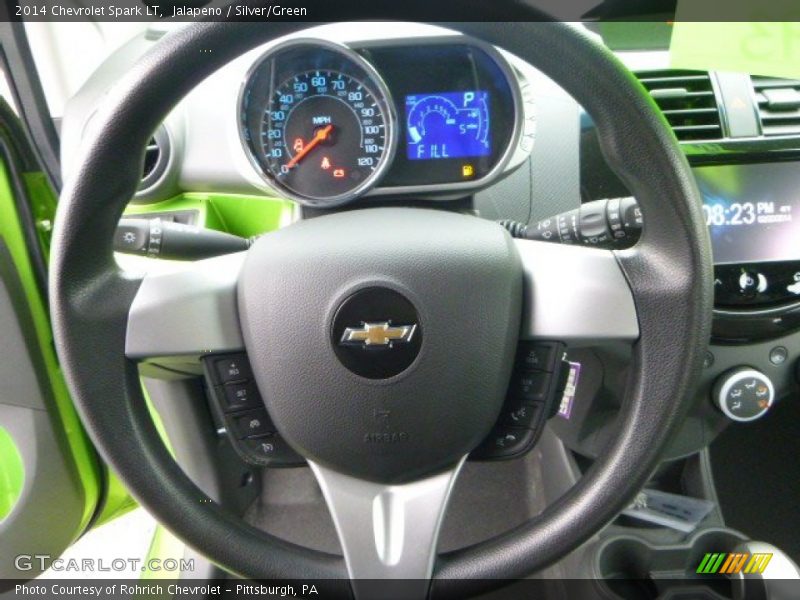 Jalapeno / Silver/Green 2014 Chevrolet Spark LT