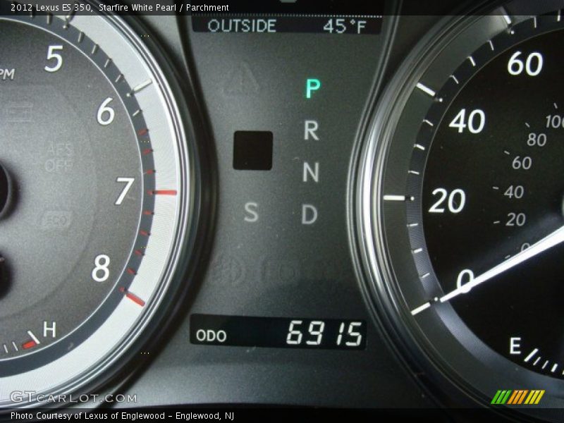 Starfire White Pearl / Parchment 2012 Lexus ES 350