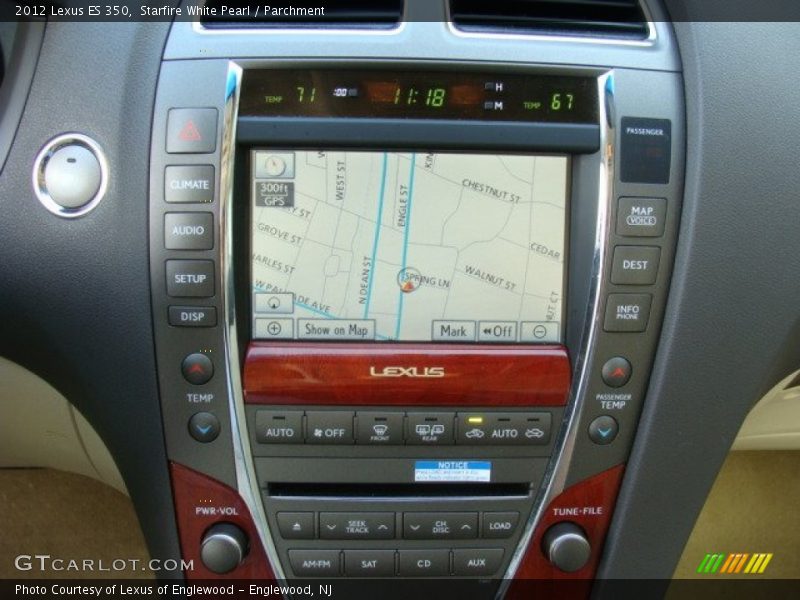 Starfire White Pearl / Parchment 2012 Lexus ES 350